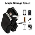 thumbnail image 3 of UDIYO Outdoor Jogging Running Sport Fitness Adjustable Arm Band Bag Phone Holder Pouch, 3 of 5