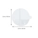 thumbnail image 4 of 25 piezas de pegatinas para desagüe de suelo, pegatinas circulares para ducha de agua, filtro antibloqueo para baño, PVC blanco, 4 of 6