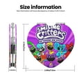 thumbnail image 3 of Zufioo Smiling Critters for Portable Pocket Makeup Mirror, Foldable Handheld Magnifying Beauty Mirror Suitable for Wallet Handbag for Women-Heart Shape, 3 of 9