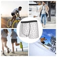 thumbnail image 4 of Vsdgher Cute Rabbit Pattern Men's Boxer Brief Underwear,Soft Funny Underwear for Men-Small, 4 of 5