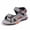 Gray, variant on GYMEPIC Kids Open Toe Sandals Quick Dry PU Beach Shoes for Summer Camp