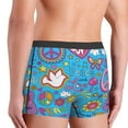 thumbnail image 5 of Junzan Peace Love And Dove Flower Power Mens Underwear Boxer Briefs For Men’s - Small, 5 of 9