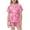 Z102-Pink, variant on YUEHUA Girls Pajamas Silk PJS Set Pink Bow Satin Sleepwear Short Sleeve Jammies for Kids Valentine's Day Button-Down Nightwear size 7-14 Y