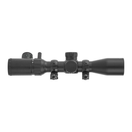 Monstrum Tactical 3-9x32 Rifle Scope with Rangefinder Reticle and Flip-Up Lens (Best Rifle Scope Flip Up Covers)