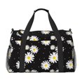 thumbnail image 1 of Easygdp Daisies Flowers Bolsa de Gimnasio, Bolsa de Viaje Duffel, Bolsa de Fin de Semana con Compartimentos, Bolsa de Mano para Noche, 1 of 7