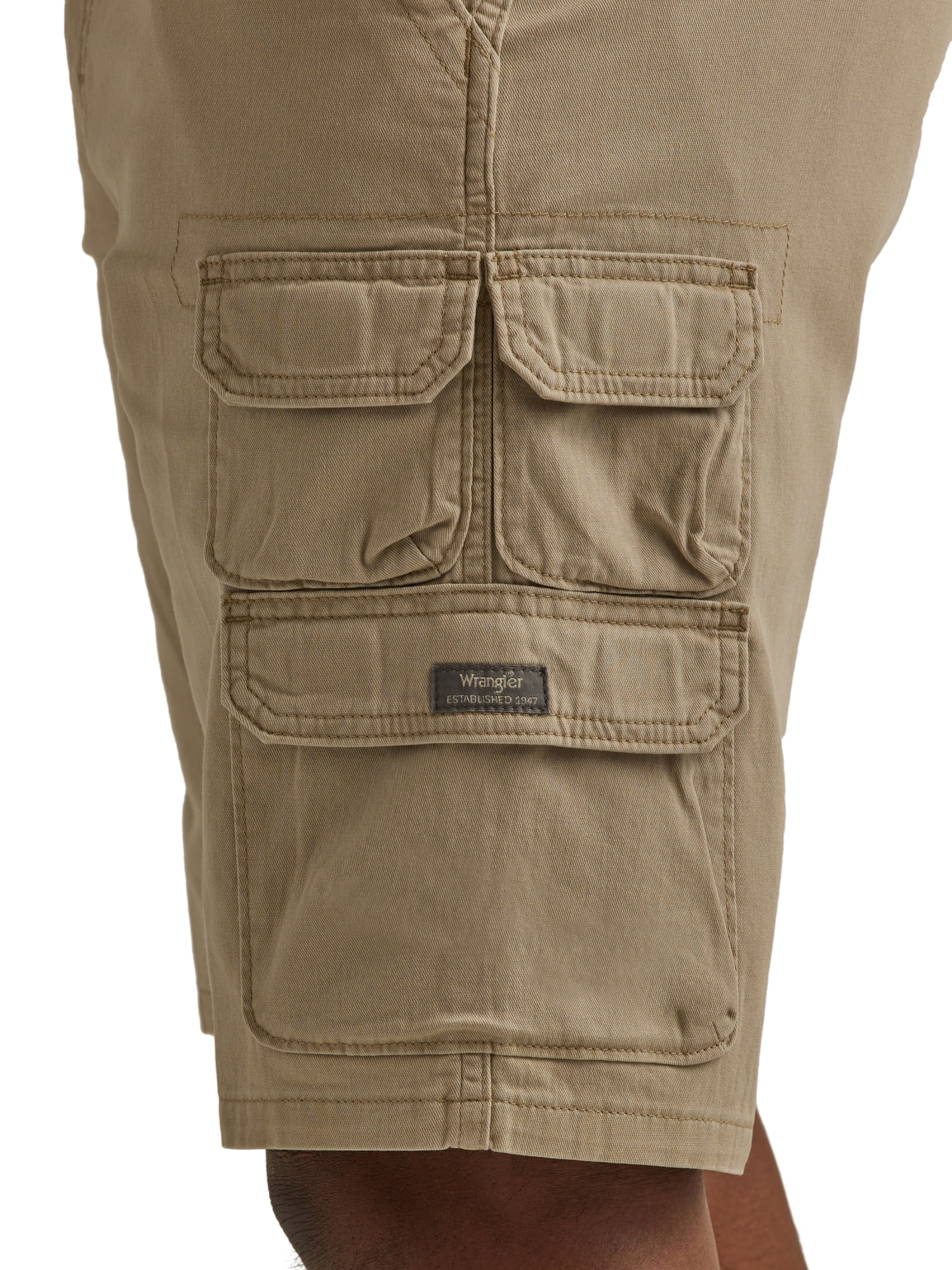 Wrangler Men's and Big Men's Multi-Pocket Cargo Short with Stretch, Sizes 30-50