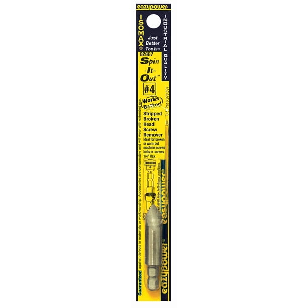 Extractor de tornillos dañados Eazy Power Spin It Out No.4