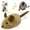 Brown, variant on Gigwi Interactive Cat Toy Mouse, Moving Automatic Cat Toys Mice Electronic with Furry Tail, Automatic Squeaky Cat Toys for Kitten Indoor/Outdoor Exercise (Brown-Ear)