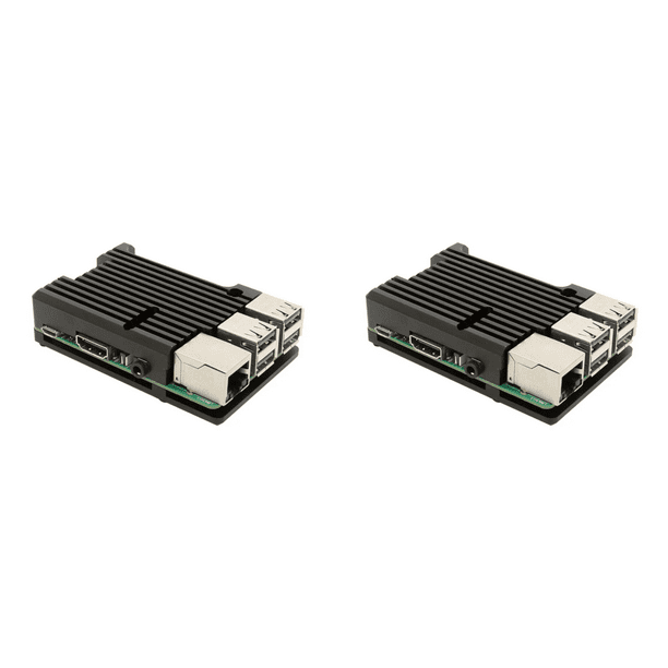 Carcasa de aleación de aluminio para Raspberry Pi 3 Modelo B B+ sin ventilador de refrigeración