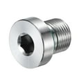 thumbnail image 1 of 1-Pack Tapón de ajuste de tubo con cabeza hexagonal interna, M12x1mm, tapón de socket de acero inoxidable 304 con anillo de sellado de fluorina, 1 of 6