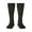3 Black, variant on Gold Dog Paw Knee Socks, High Socks Long Stretchy Sock Women Knee High Stocking, Long Socks for Women