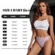thumbnail image 5 of Balery Ribbon Bow Tangas de Algodón para Mujer con Estampado – Ropa Interior Sexy, Transpirable, G-string-Medium, 5 of 6