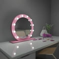 thumbnail image 3 of Paris Mirror HDIANA286000D-BLK 28 x 60 in. Diana Hollywood Mirror with LED Bulbs, Black, 3 of 5
