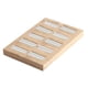 thumbnail image 4 of Vitrina de madera para joyas con cajón y acolchado de piel sintética, para guardar pendientes. C, 4 of 8
