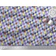 thumbnail image 2 of Soimoi Poly Georgette Fabric Check & Brush Stroke Abstract Fabric Prints by Yard 52 Inch Wide, 2 of 3