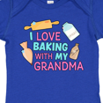 thumbnail image 4 of Inktastic I Love Baking with My Grandma Girls Baby Bodysuit, 4 of 5