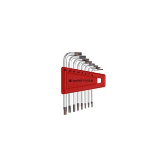 PB Swiss Tools Rainbow Hex Key L-Wrench Set – 9-Piece Metric Ball End (PB 212.LH-10 RB CN)