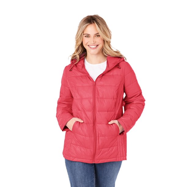Woman Within Woman Within Women's Plus Size Packable Puffer Jacket