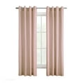thumbnail image 2 of Hannah Crinkle Textured Microfiber Curtain Panel 52" x 84" in Rose, 2 of 6