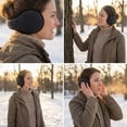 thumbnail image 3 of TOP HEADWEAR Winter Fleece Ear Muffs Cozy Ear Warmer Cover, Earmuff Dark Grey 2 Pack, 3 of 3