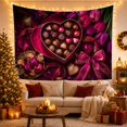 thumbnail image 3 of Lush Still Life With Heart Shaped Box Filled, Mystical Fantasy for Space Lovers, Galaxy Room Decor, Valentine's Day Gift, Tapestry Wall Hanging for Bedroom and Dorm, 3 of 7