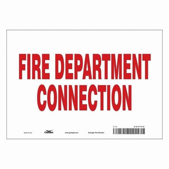 Condor Safety Sign,10" W,7" H,0.004" Thickness 469T66