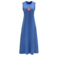 thumbnail image 1 of Vestido Largo de Verano para Mujer, Vestido Largo Sin Mangas para Vacaciones, Viajes, Salidas Nocturnas. M, 1 of 7