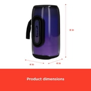 RadioShack Wireless Speaker, 10W, RGB 360° Light, Bluetooth 5.1, Waterproof IPX5