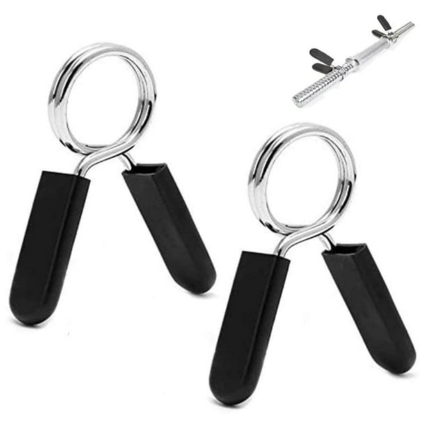 Spring Clip Collar Dumbbell Barbell Clamp Plastic Handle 2.5CM Gym Weightlifting Environmentally