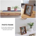 thumbnail image 4 of OULII 1Pcs Dried Flower Shadow Box Decor for Giving in Coffee Wood, 4 of 7