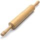 thumbnail image 1 of Rodillo de madera clásico de 45 cm para masa de pizza, tartas, pasteles y galletas. Mangos ergonómicos. Imprescindible en la cocina., 1 of 5