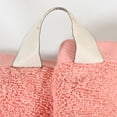 thumbnail image 3 of Superior Larissa Cotton Embroidered Bath Towel Set of 4, Coral, 3 of 7