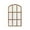 Brown, variant on Lipstore Arched Window Pane Mirror Imitation Window Mirror Wall Mounted Decorative Mirror Brown