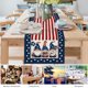 thumbnail image 5 of Camino De Mesa 4 de julio Decoración de mesa de comedor Arte de mesa suave para muebles para el hogar (B5) Tmvgtek Libre de BPA, 5 of 6