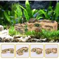 thumbnail image 4 of Bearded Dragon Basking Platform for Tank Accessories, Extra Large Reptile Hide Cave Habit Decor for Snake Ball Python Leopard Gecko Tortoise Turtle Aquarium Fish, Frog Toad House (Turtle Hideout L), 4 of 7