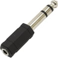 thumbnail image 2 of Seismic Audio 1/8" (3.5mm) Female to 1/4" TRS Male Adapter Converter for Tablets & Smartphones Black - SAPT101, 2 of 3