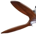 thumbnail image 3 of Vaxcel Curtiss 52 In. Black and Silver Industrial Indoor-Outdoor Wood Ceiling Fan with LED Light Kit and Remote, 3 of 9