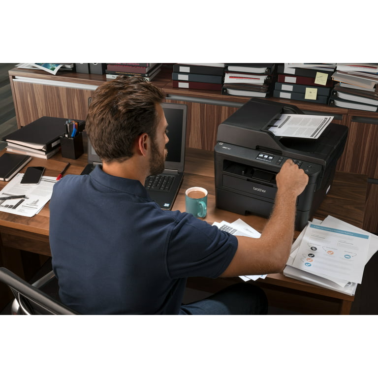 Brother MFC-L2730DW Monochrome Laser All-in-One Wireless Printer with 2.7”  Color Touchscreen