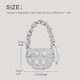 thumbnail image 4 of Bolsos de marca de moda para mujer, bolsos y carteras de diseñador de lujo, bolsos de hombro con diseño cuadrado de diamantes bordados de nailon, novedad de 2023, 4 of 5