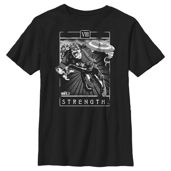 Boy's Marvel What if…? Strength Graphic Tee Black X Small