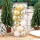 thumbnail image 4 of Adornos navideños, regalos navideños, caja de regalo de 24 bolas navideñas, bolas navideñas creativas para pintar a color, bolas colgantes para árbol de Navidad, juego de decoración navideña con colga, 4 of 6