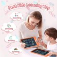 thumbnail image 3 of LCD Writing Tablet 10 Inch Colorful Screen Doodle & Drawing Pad, Erasable and Reusable Drawing Tablets, Educational and Learning Toys for 3 4 5 6 7 8 Year Old Boys and Girls, 3 of 8
