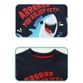 thumbnail image 4 of ATAIKU 2-7T Boys Summer Pajamas Sets T-shirt + Shorts 100% Cotton Pjs for Toddler - Shark, 4 of 10