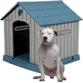 thumbnail image 1 of Casa Para Perro Q Perrón Raza Mediana Color Azul, 1 of 2