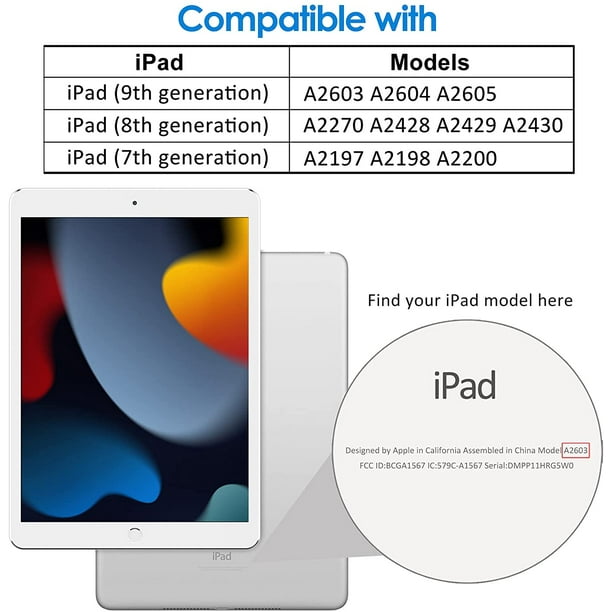 ProCase iPad 10.2 7e génération de protection d'écran, film de