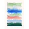 thumbnail image 2 of Muren, Nancy LaBerge 23x32 White Modern Wood Framed Museum Art Print Titled - Cool Spectrum, 2 of 4