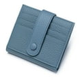 thumbnail image 1 of Cartera pequeña ultrafina de piel auténtica para mujer, estilo coreano, tarjetero múltiple, pequeña y delicada con capa superior de piel de vaca, 1 of 6