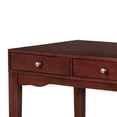 thumbnail image 5 of eHemco Solid Wood Library/Home office Writing Desk with 3 Drawers, Cherry, 5 of 6