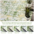 thumbnail image 6 of Nanan, 9x12 Area Rug, Washable Abstract Floor Rug for High Traffic Areas, Non-Slip Stain Resistant Low-Pile Indoor Mat for Living Room Bedroom Kitchen, Green Yellow, 6 of 7
