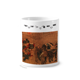 thumbnail image 1 of Té caballo camino de pintura china Viaje Silk Road Map Taza de cepillo de dientes, 1 of 3